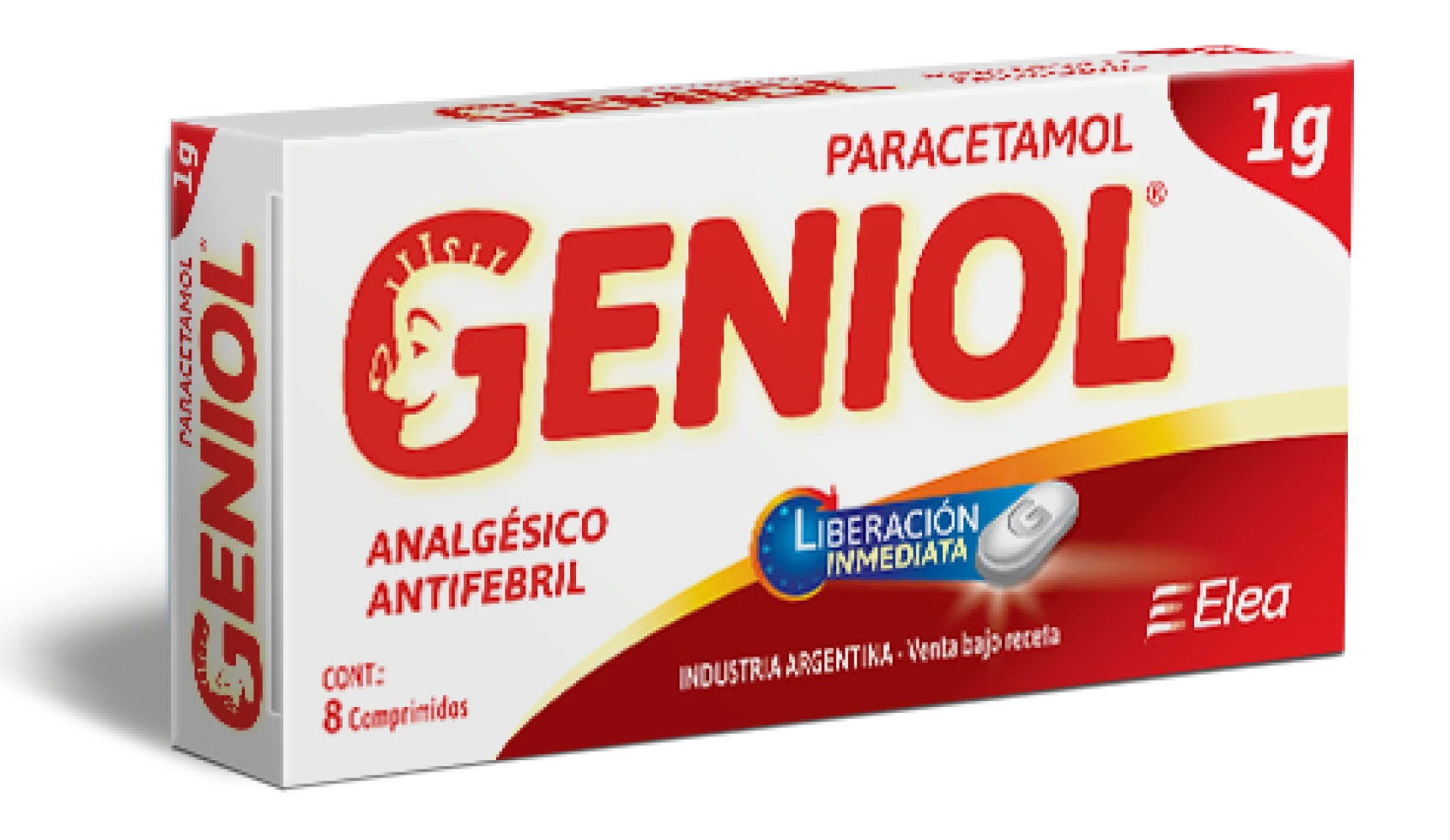 Geniol 1 g - vista rotada del producto