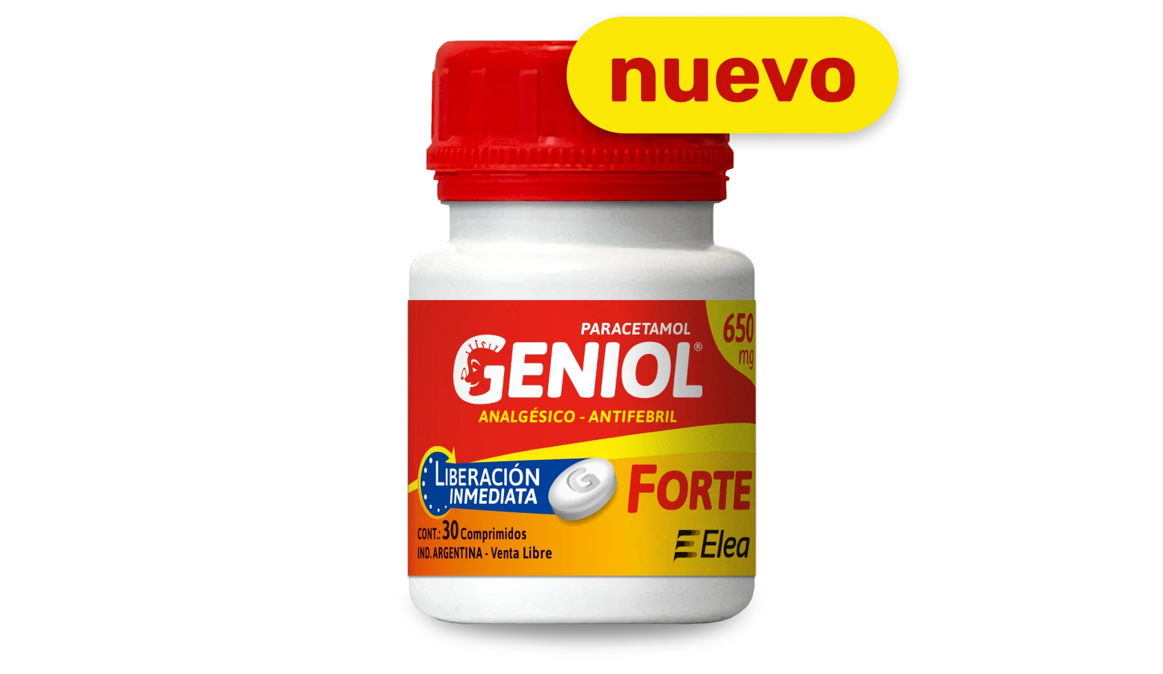 Geniol Forte - vista rotada del producto