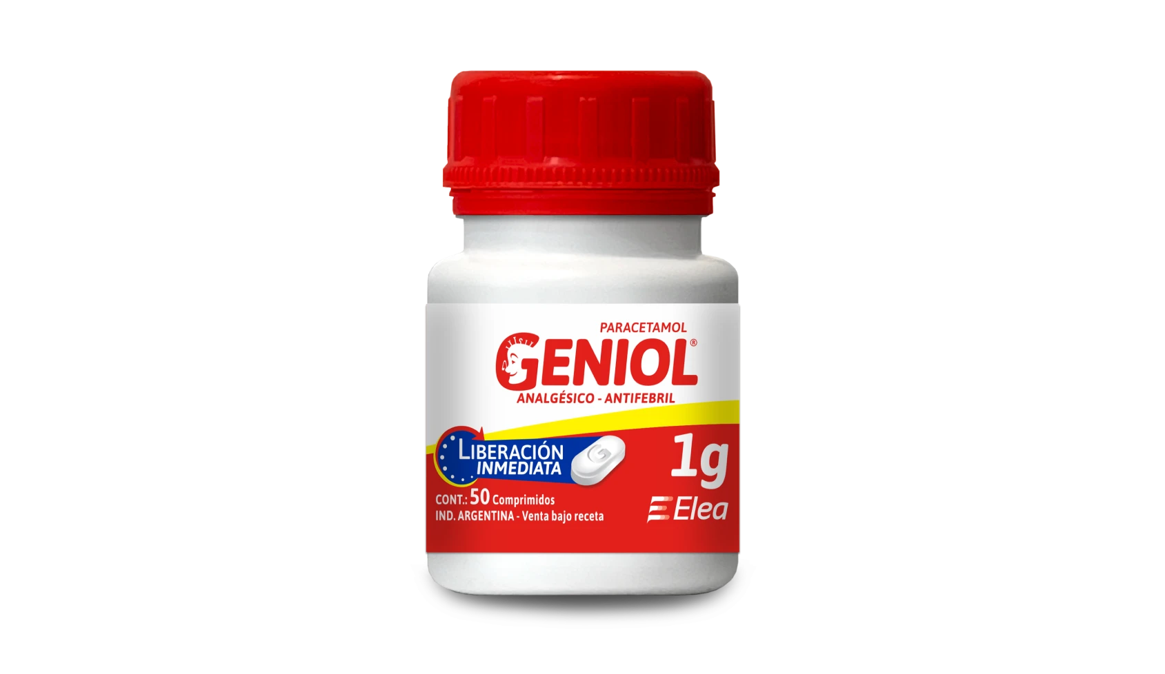 Geniol 1 g Paracetamol 1 g - caja del producto
